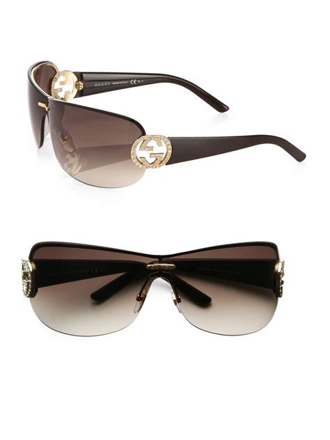 gucci crystal sunglasses|gucci sunglasses for women clearance.